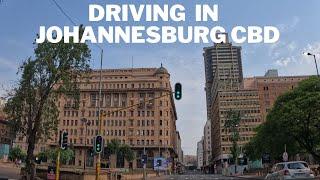 Johannesburg CBD - Driving in town - Gauteng, South Africa