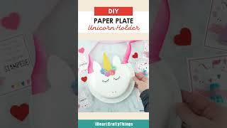  How to Make a Paper Plate Unicorn Holder | Easy Craft for Kids