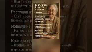 Бабушкины приметы про луну