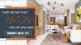 Thiết kế nội thất căn 3 phòng ngủ S1.05-16 Vinhomes Ocean Park Gia Lâm