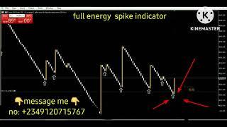 Full energy  boom and crash spike indicator  100% accuracy 