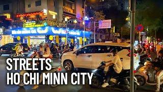 Chaotic Streets of Vietnam - Traffic Jam, Motorcycle, Cars and Motorbikes - Walking Tour