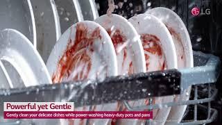 Powerful yet Gentle LG QuadWash™ Dishwasher | LG South Africa