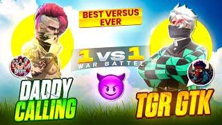 DADDYCALLING VS TGR GTK  || 1VS1 WITH NEPAL SERVER ONE OF THE BEAST PLAYER || BEST MATCH EVER 