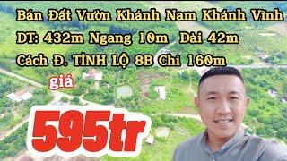 Bán Đất Khánh Nam Gần Đường Tỉnh Lộ 8B|Đất Vườn Khánh Vĩnh|Nha Trang Nhà Đất Khánh Hòa