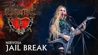 NERVOSA Unleashes Chaos with "Jail Break" at Bloodstock 2024