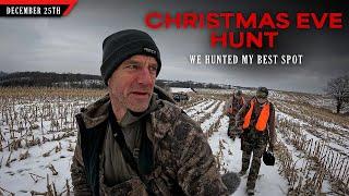 Christmas Eve Hunt - We Hunted my Best Spot | Bowhunting Whitetails w/ Bill Winke