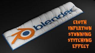 Geometry Nodes: Realistic Cloth Inflation & Stunning Stitching Effect in Blender