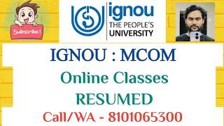 ONLINE CLASSES - RESUMED "Commerce ePathshala"