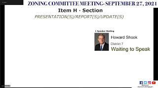 #Atlanta City Council #Zoning Committee Meeting: September 27, 2021 #atlpol