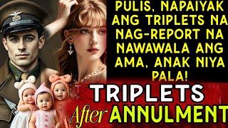 DATING ASAWA, UMUWI PARA SA PIRMA NG DIVORCE PAPERS?TRIPLETS NAGMAKAAWA SA PULIS HANAPIN ANG AMA