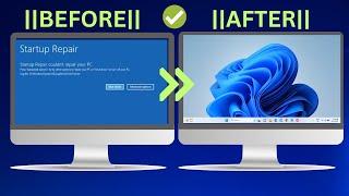 Windows 10 -11|CMD| Startup Repair couldn't repair your PC||Automatic repair couldn't repair your PC