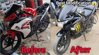 Honda CBR 150RR Black Vinyl Wrapping | CBR Modification | Kk Radium |