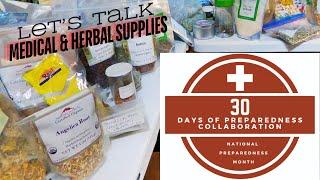 MEDICAL FIRST AID & HERBAL Preparedness - PREPARE NOW // #30daysofpreparedness