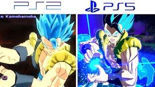 Evolution of Gogeta "Meteor Explosion" in Games