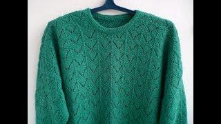 80. Ажурный джемпер " Весенняя зелень". / My favorite openwork sweater "Spring Greens"