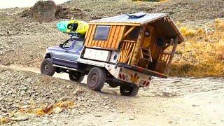 Fourwheeling my Old Ford 7.3 Powerstroke Diesel Truck with a Homemade Camper | Truck House Challenge