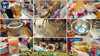 60%Off DMART Mega Sale Online Available on Masala Box,Casserole,Organizers,Steel & Brass Kitchenette