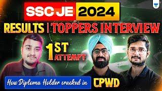 SSC JE 2024 Toppers Interview | Diploma Holder Cracks CPWD in 1st Attempt!