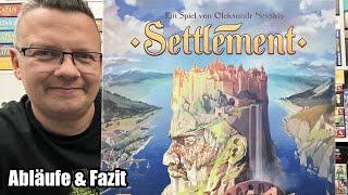 Settlement (IGames / asmodee) - leichtes Kennerspiel - durchaus auch für Familien mit Spielerfahrung