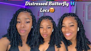 BUTTERFLY LOCS TUTORIAL | #DISTRESSEDBOBLOCS  