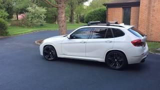 BMW E84 X1 35i Sleeper Project quick walk-around with 19" F80 M3 Rims H&R Sport Springs lowered mods