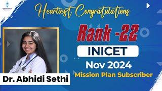 T&Ds Refined My Critical Thinking & Exam Strategies: Dr. Abhidi Sethi  Rank 22 in INI CET  Nov 2024