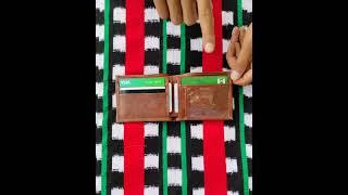 Handmade BiFold Wallet with ID window | Atitlan Leather