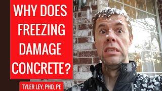 Why does freezing damage concrete? | Freeze thaw durability mechanisms