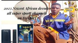 All super sports channels on 2023 newest Decoder D1 sport , installation make easy #NDI TECHNOLOGY#