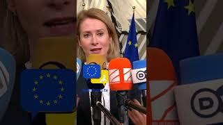 Kaja Kallas Russian sanctions on Georgia on table