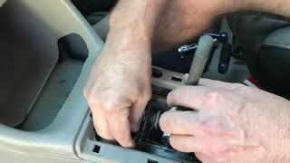 Accessing VW Mk3 02A shifter to replace shifter bushings in cabin