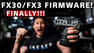 Sony FX30 & Sony FX3 FIRMWARE! UPDATE NOW! Anamorphic mode, DCI 4k and more