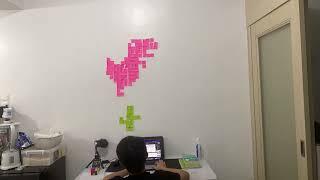 11:59 post-it notes stop motion