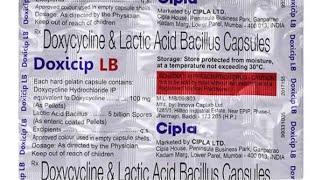 Doxicip LB Capsules | Doxycycline and Lactic acid Bacillus Capsule Dosage Side effect in Hindi