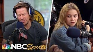 Mark Wahlberg raps in front of teenage daughter | The Dan Patrick Show | NBC Sports