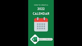 How to create Calendar in Excel