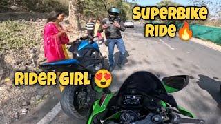 Rendom Rider Girl Mil Gayi  | Superbike Rider  | #vlog