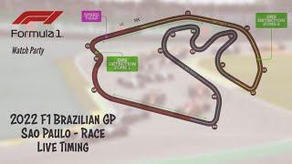 2022 - Formula 1 Brazilian GP - Sao Paulo - Race - Live timing - Watch along