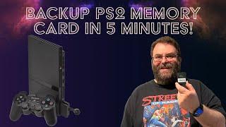 How to backup PS2 memory card saves quickly!