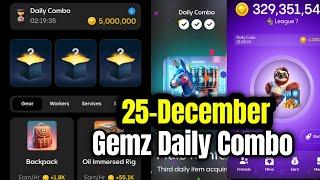 Gemz Daily Combo 25 December | Gemz Daily Code 25 December | Daily Combo Today