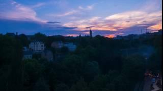 Luxembourg 4k time-lapse