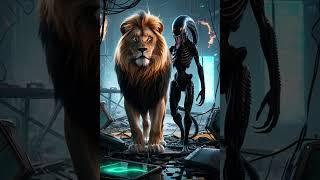 Unreal Creation: The Terrifying Lion-Xenomorph Hybrid You Have to See!”