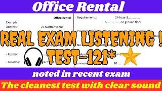 office rental ielts listening test with answers