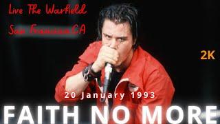 Faith No More - Live 1993.01.20. San Francisco, CA, US Warfield Theatre - Audio Remastered - 2K