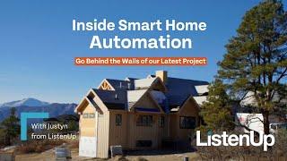Inside Smart Home Automation | Early install—audio, video, motorized shades, automated lighting.