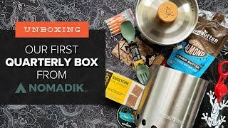 There's a Solo Stove in This?! | Unboxing Our First QUARTERLY Box from Nomadik - Fall 2022