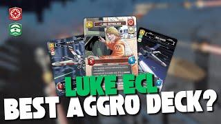 LUKE ECL is INSANE! BEST AGGRO DECK? - Gameplay / Star Wars Unlimited