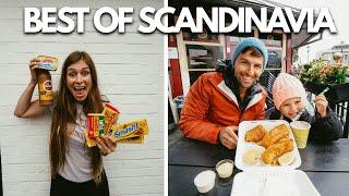 Americans Taste Test Popular Scandinavian Street Food & Supermarket Items!