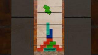 Tetris Survival Wooden Frame Mountain Challenge Softbody Simulation V2